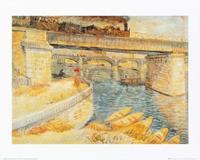 Vincent Van Gogh - Il ponte di Asnieres Kunstdruk 50x40cm