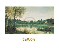 J.B.C. Corot - L'étang de ville d'Avray Kunstdruck 30x24cm