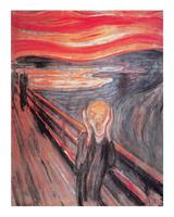Edvard Munch - The Cry Kunstdruk 40x50cm