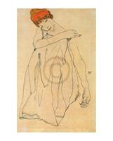 Egon Schiele - Die Tänzerin Kunstdruck 40x50cm