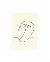 PGM Pablo Picasso - Le Hibou Kunstdruk 50x60cm