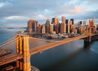 Papermoon Brooklyn Bridge Skyline Vlies Fotobehang 350x260cm