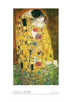 Gustav Klimt - Der Kuss Kunstdruk 50x70cm