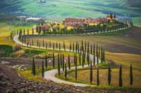 Velden in Toscane Vlies Fotobehang 350x260cm