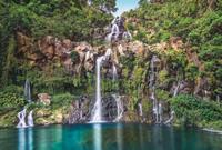 Komar Wand-Fototapete Cascade 368×248 cm Mehrfarbig