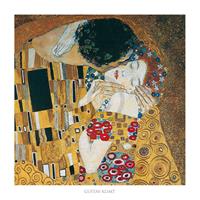 Gustav Klimt - Il bacio Kunstdruk 70x70cm