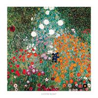 Gustav Klimt - Giardino fiorito Kunstdruck 70x70cm