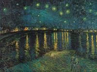 PGM Vincent Van Gogh - Notte stellata Kunstdruk 80x60cm