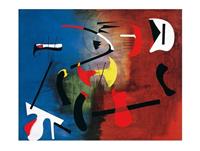 Joan Miro - Peinture Kunstdruk 80x60cm