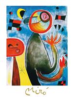 PGM Joan Miro - Les echelles en roue Kunstdruk 60x80cm