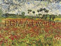 Vincent Van Gogh - Field of Poppies Kunstdruk 80x60cm