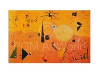 Joan Miro - Paysage Catalan Kunstdruk 80x60cm