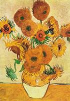 PGM Vincent Van Gogh - Vaso di girasoli Kunstdruk 70x100cm