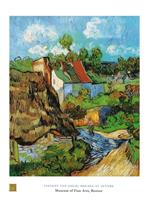 PGM Vincent Van Gogh - Houses at Auvers Kunstdruk 60x80cm