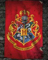 Harry Potter Hogwarts Flag Poster 40x50cm