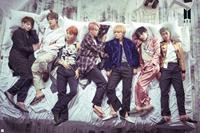 BTS Group Bed Poster 91,5x61cm