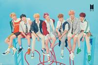 GBeye BTS Group Blue Poster 91,5x61cm