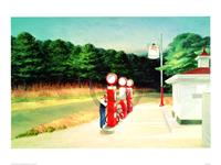 Edward Hopper - Gas 1940 Kunstdruk 80x60cm
