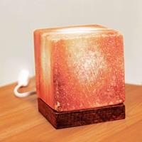 HIMALAYA SALT DREAMS Zoutkristal-tafellamp Kubus