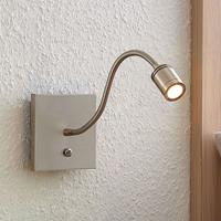 Lindby Legera LED-wandleeslamp met flexibele arm