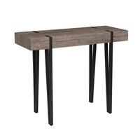 Beliani Kaptafel hout donkerbruin ADENA