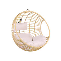 Hangstoel rotan beige ASPIO