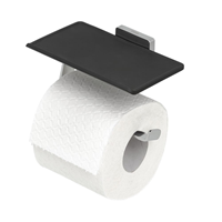 Tiger toiletrolhouder Dock met planchet chroom