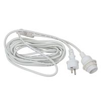 Best Season E27-fitting met kabel Ute, 5 m, wit
