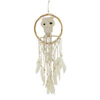 Spiru Dromenvanger Uil Macramé (78 cm)