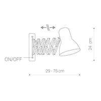 NOWODVORSKI LIGHTING Wandleuchte Harmony mit Scherenarm, weiß