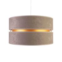 DUOLLA Hanglamp Duo, grijs/goud