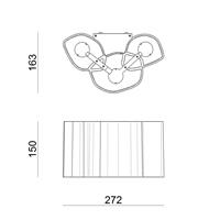 Linea Light LED wandlamp Honey 27,2 cm