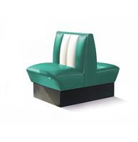 Bel Air Dinerbank Double Booth HW-70DB Turquoise -  Dinerbank Double Booth HW-70DB Turquoise