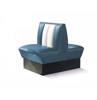 Bel Air Dinerbank Double Booth HW-70DB Blauw -  Dinerbank Double Booth HW-70DB Blauw