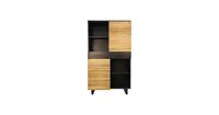 HSM Collection Wandkast Lillie - acaciahout/ijzer
