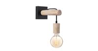 Home Sweet Home wandlamp Billy - hout/ metaal