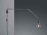 Trio Wandlamp Line Zwart