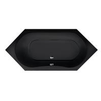 Xenz Lucia zeshoekig bad 180x80cm Ebony