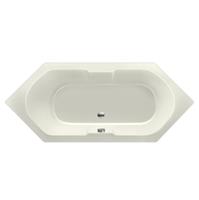 Xenz Antilla zeshoekig bad 190x80cm Edelweisss