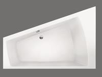 Xenz Palau bad 180x130cm wit asymmetrisch rechts
