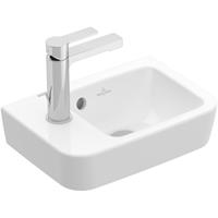 Villeroy & Boch O.novo fontein 1 kraangat links met overloop 36x25cm wit 43423601