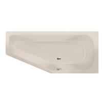 Xenz Lagoon Compact bad 160x75cm Rechts asymmetrisch Pergamon