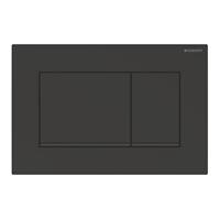 Geberit Sigma 30 bedieningsplaat easy-to-clean-mat zwart zwart