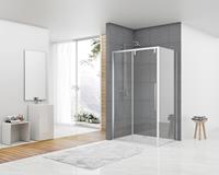 vanrijn van Rijn ST06 douchecabine met 180cm softclose deur en helder glas chroom 180x90cm
