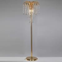 ONLI Vloerlamp Pioggia met kristal-regen, goud