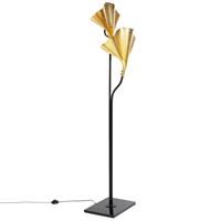 Kare Design Gingko Due vloerlamp met gouden bladeren