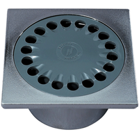 vloersifon verchroomd Ø40mm grijs