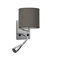 Home sweet home wandlamp Read met lampenkap Bling 16 cm - antraciet