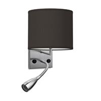 Home sweet home wandlamp read bling Ø 20 cm - zwart