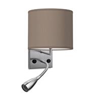 Home sweet home wandlamp read bling Ø 20 cm - taupe